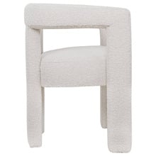 Ivory Elro Boucle Armchair